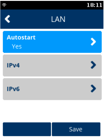 lan connection menu verifone terminal