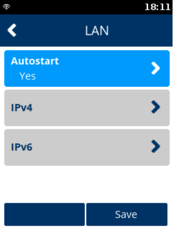 lan connection menu verifone terminal